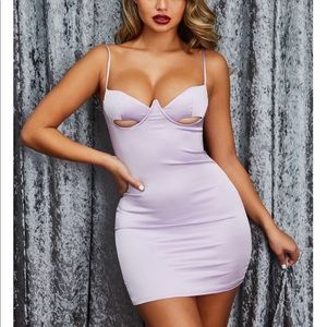 Oh Polly so wired satin mini dress